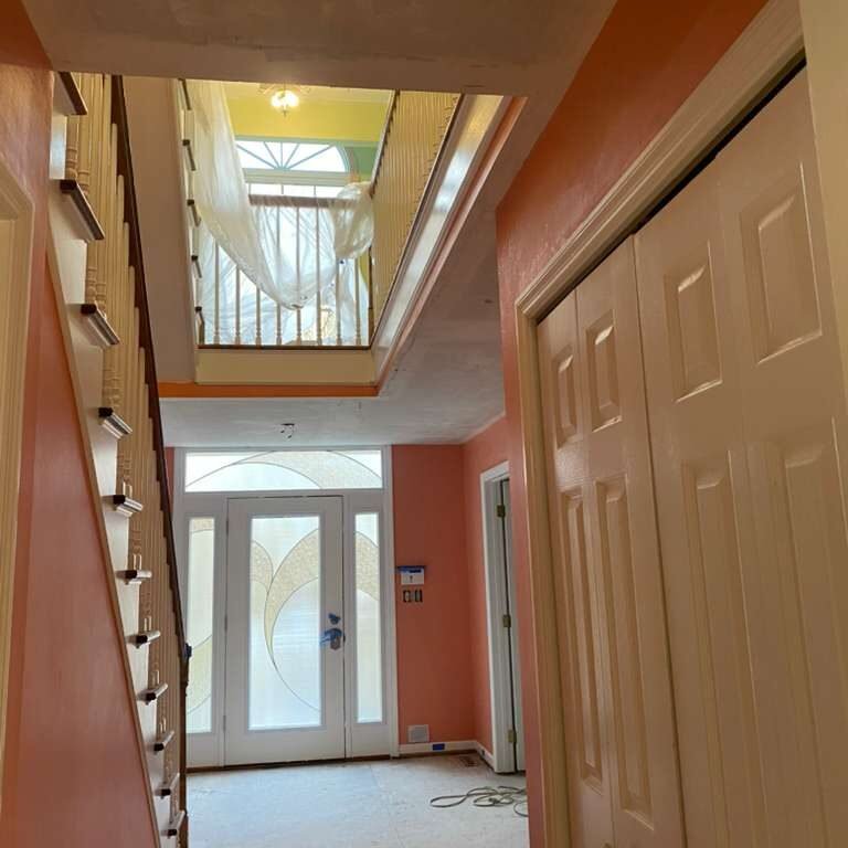 antesInterior Painting